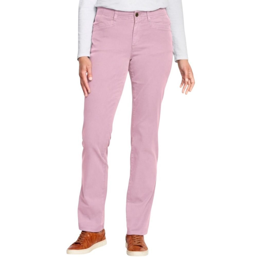 ORVIS Fit Straight Leg Cotton Chinos in Dusty Pink Size 12 -- SO COMFY!!!